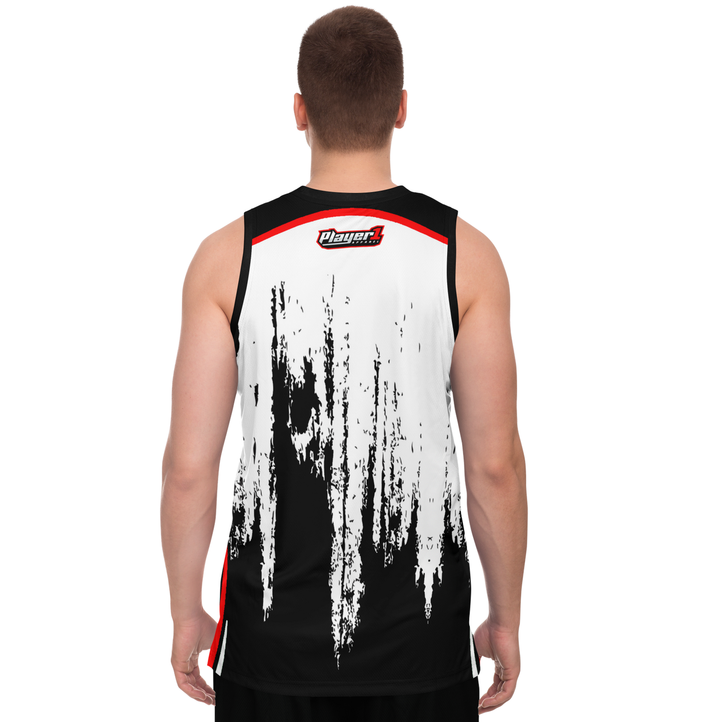 Kontroller Labs White Basketball Jersey