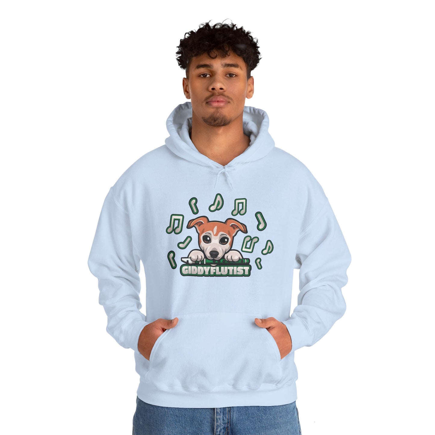 GiddyFlutist Notes Unisex Hoodie