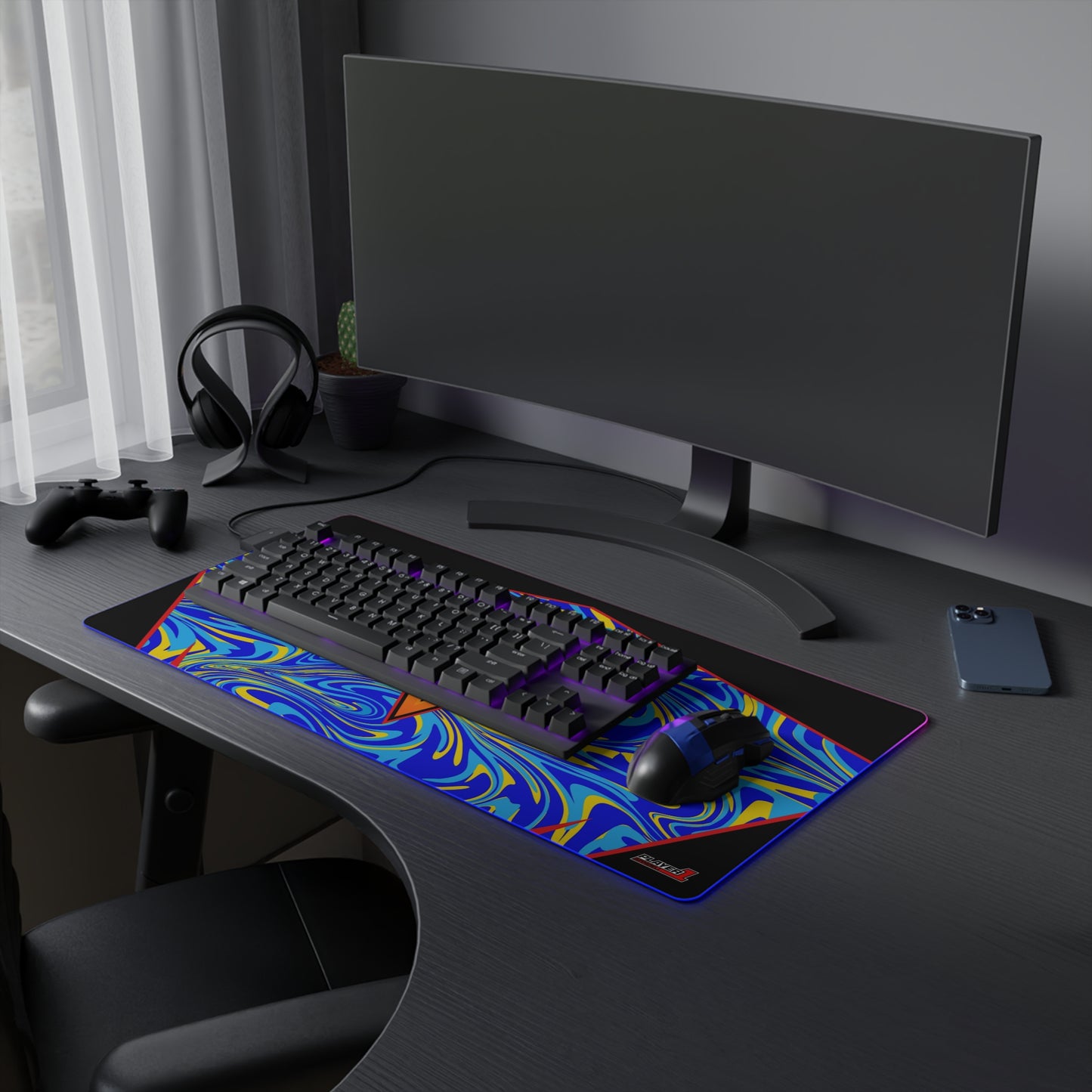 Delta FZNS LED Gaming Mouse Pad