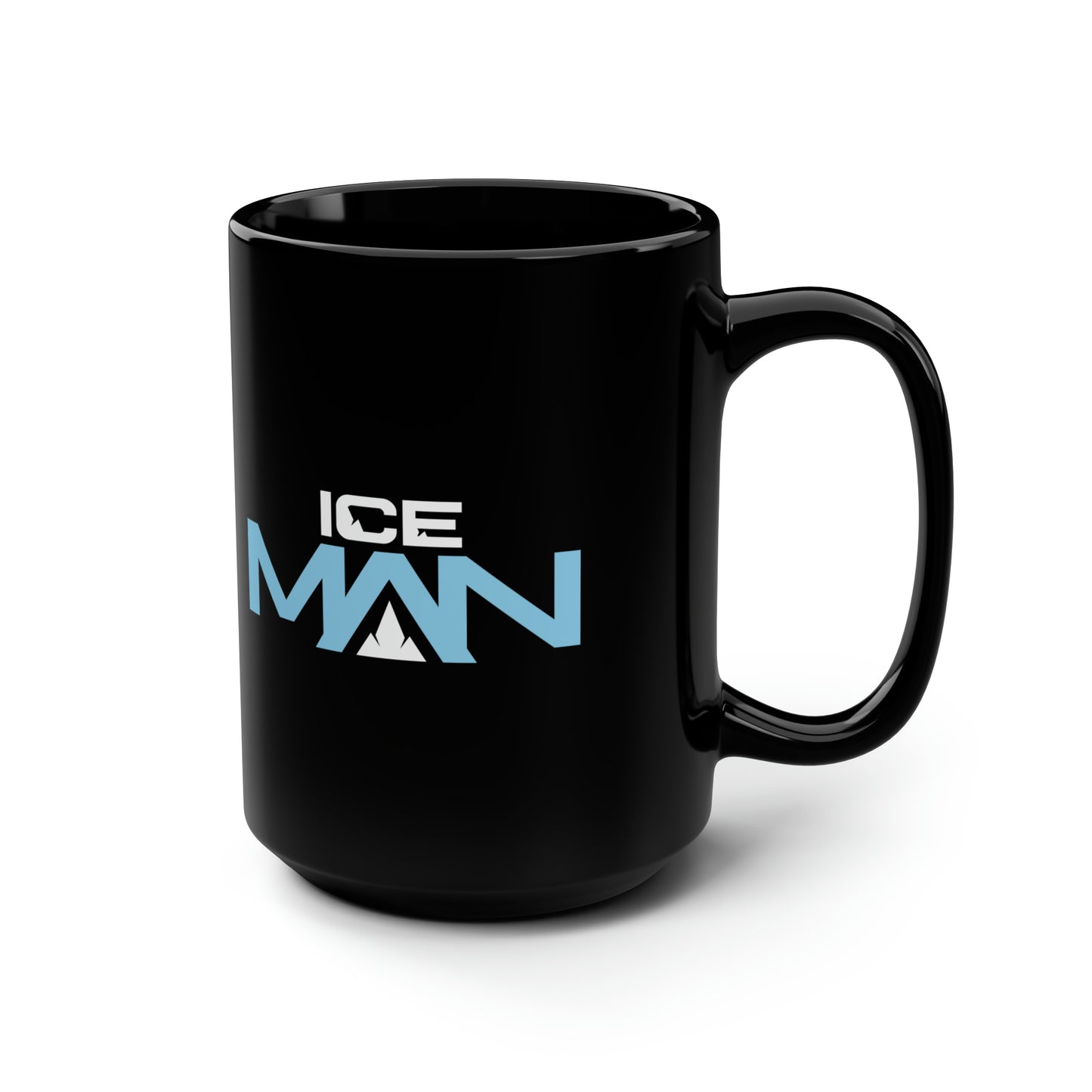 IceMan Black Mug, 15oz