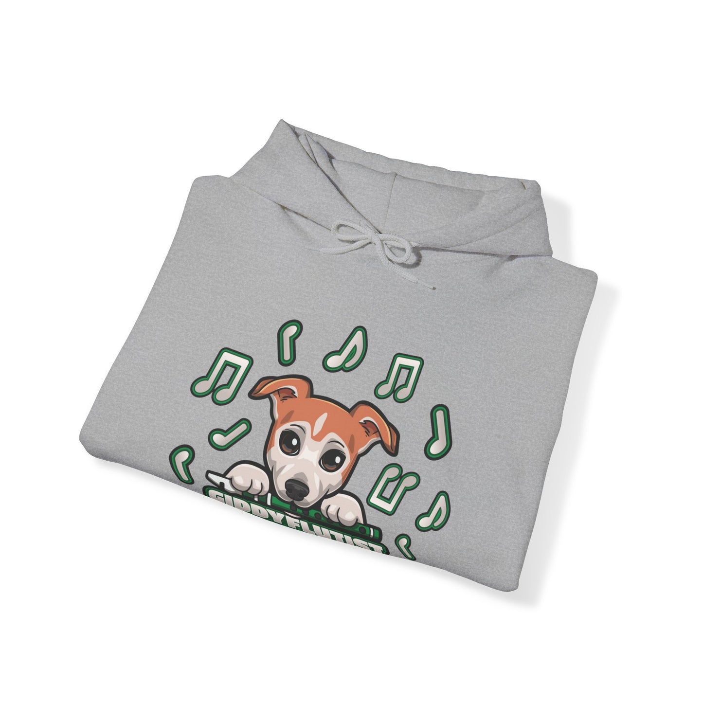 GiddyFlutist Notes Unisex Hoodie