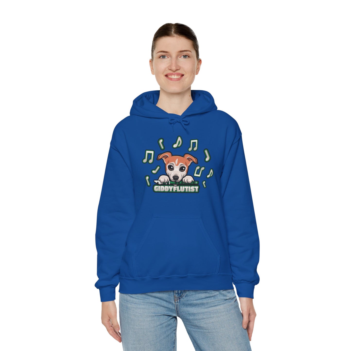 GiddyFlutist Notes Unisex Hoodie