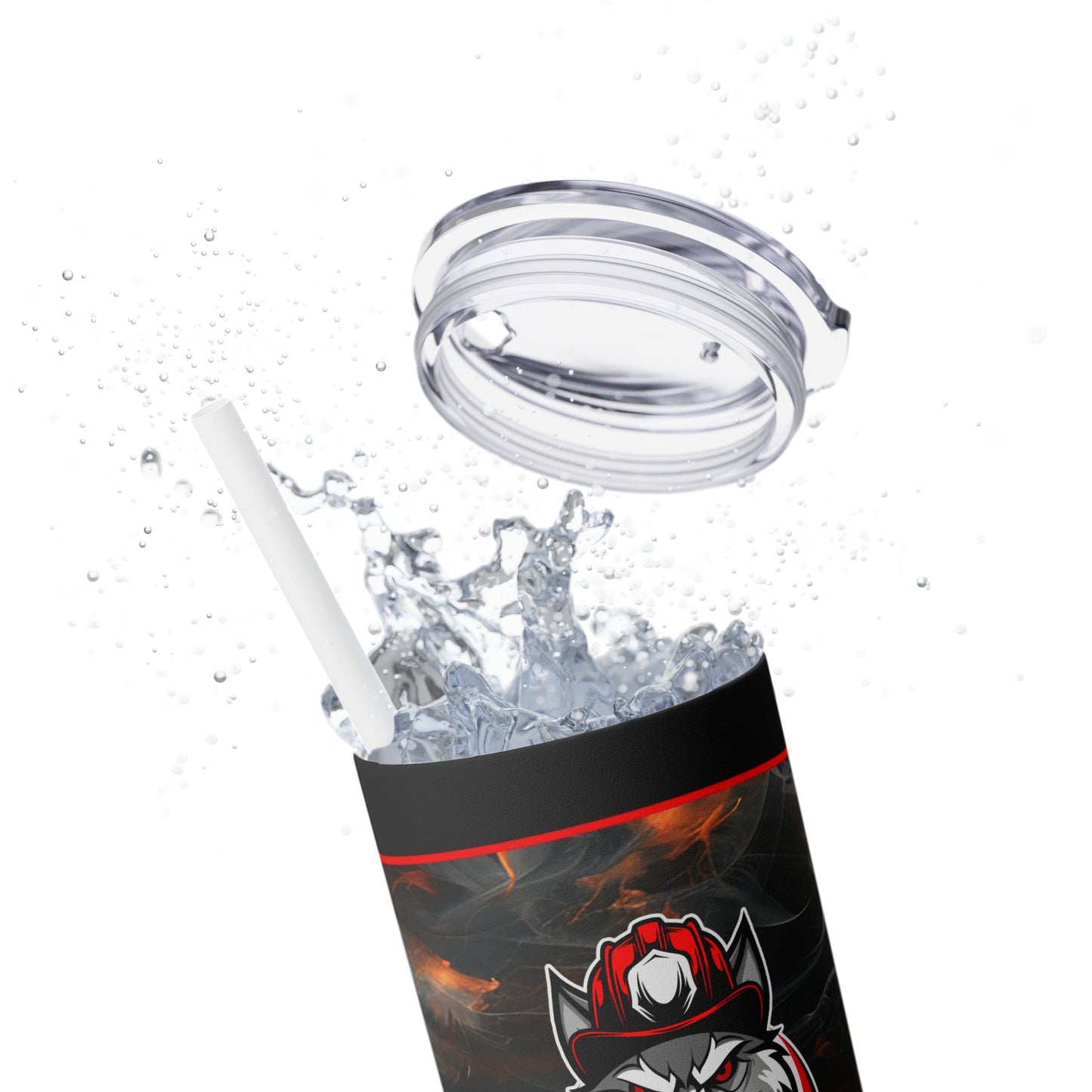 Paradox Skinny Tumbler with Straw, 20oz