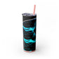 KillerStatic Skinny Tumbler with Straw, 20oz