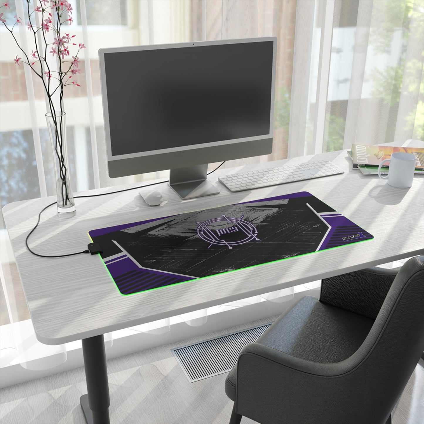 MC3Global 2024 LED Gaming Mouse Pad