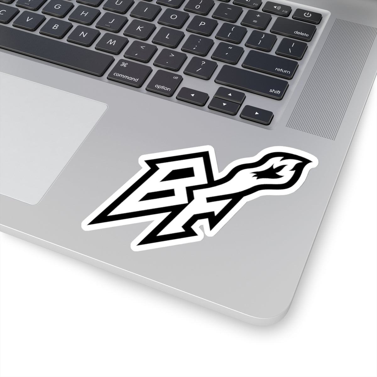 BlackFox Black Black & White Stickers