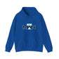 IceMan Classic With Blue on Black & White Unisex Hoodie