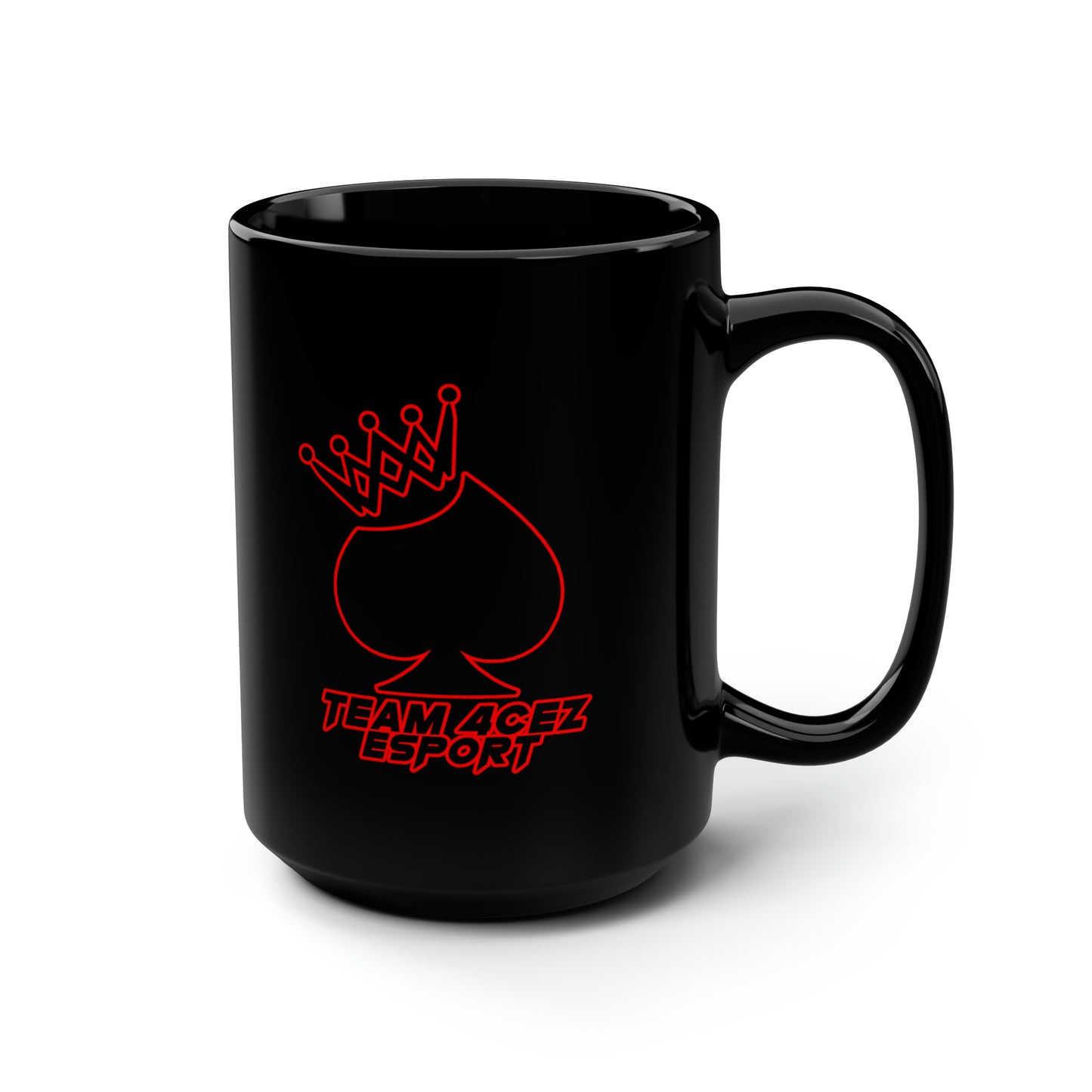 4CEZ Black Mug, 15oz