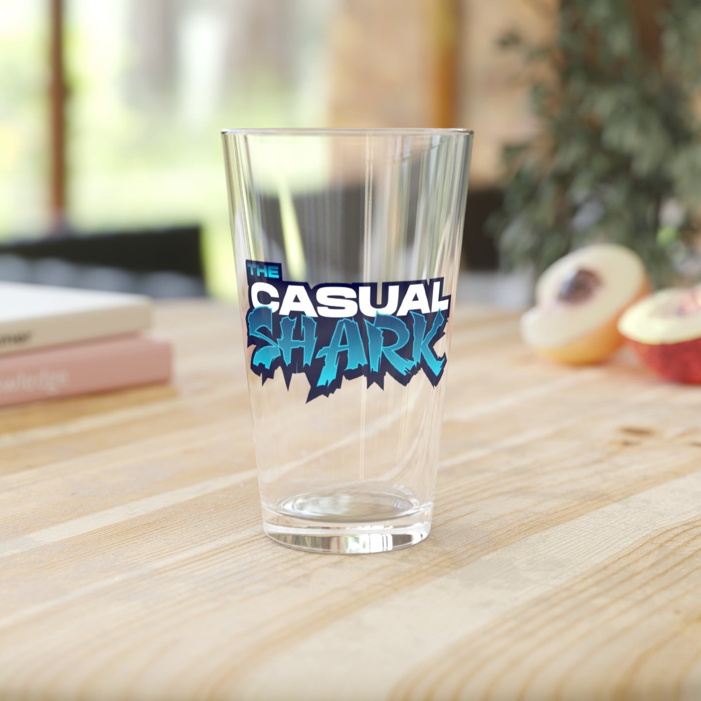 Casual Shark Glass, 16oz