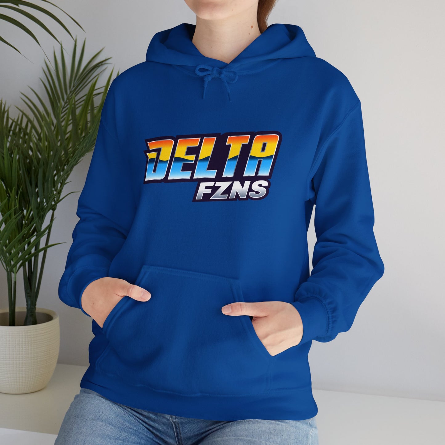 Delta FZNS Text Unisex Hoodie