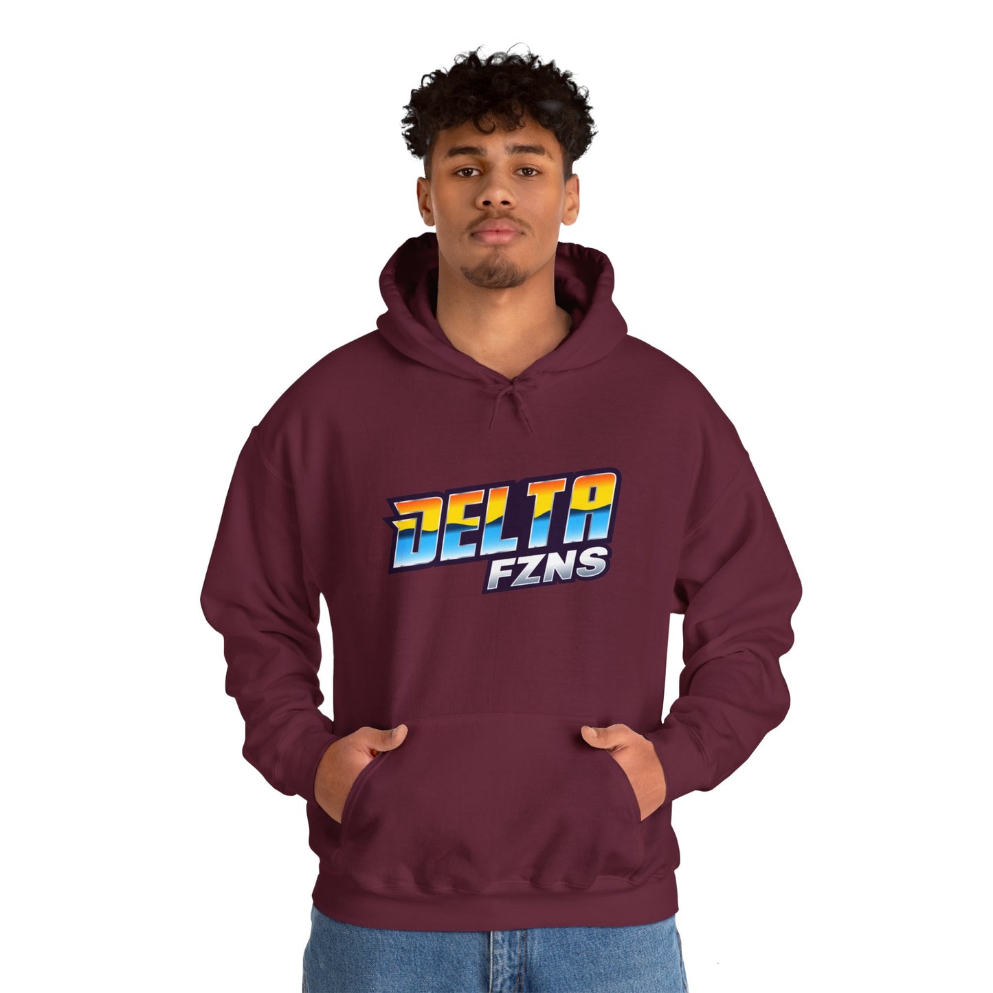 Delta FZNS Text Unisex Hoodie