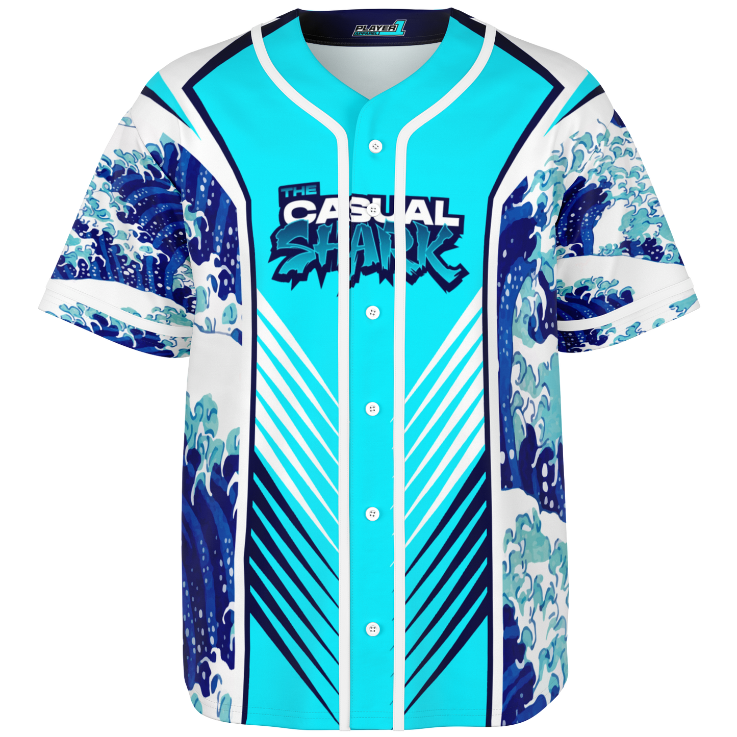 Casual Shark Baseball Jersey