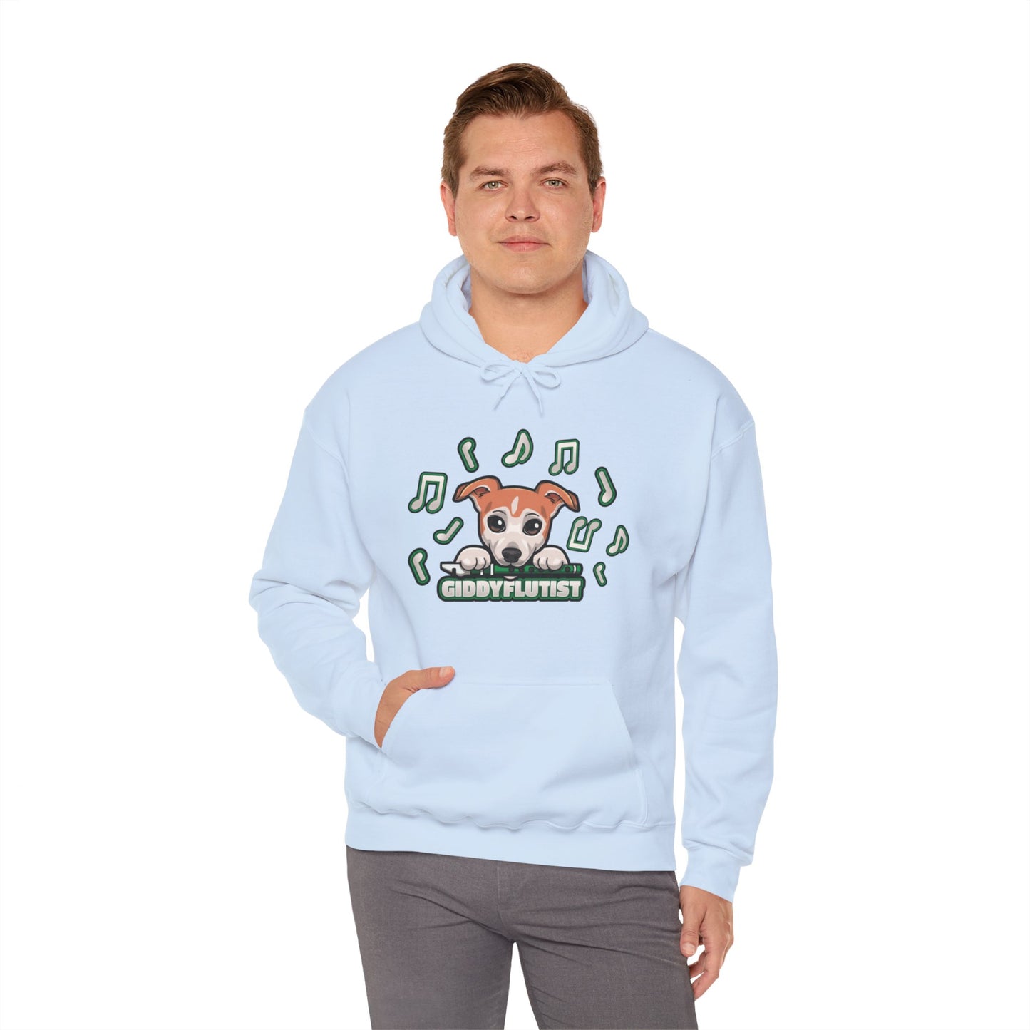 GiddyFlutist Notes Unisex Hoodie