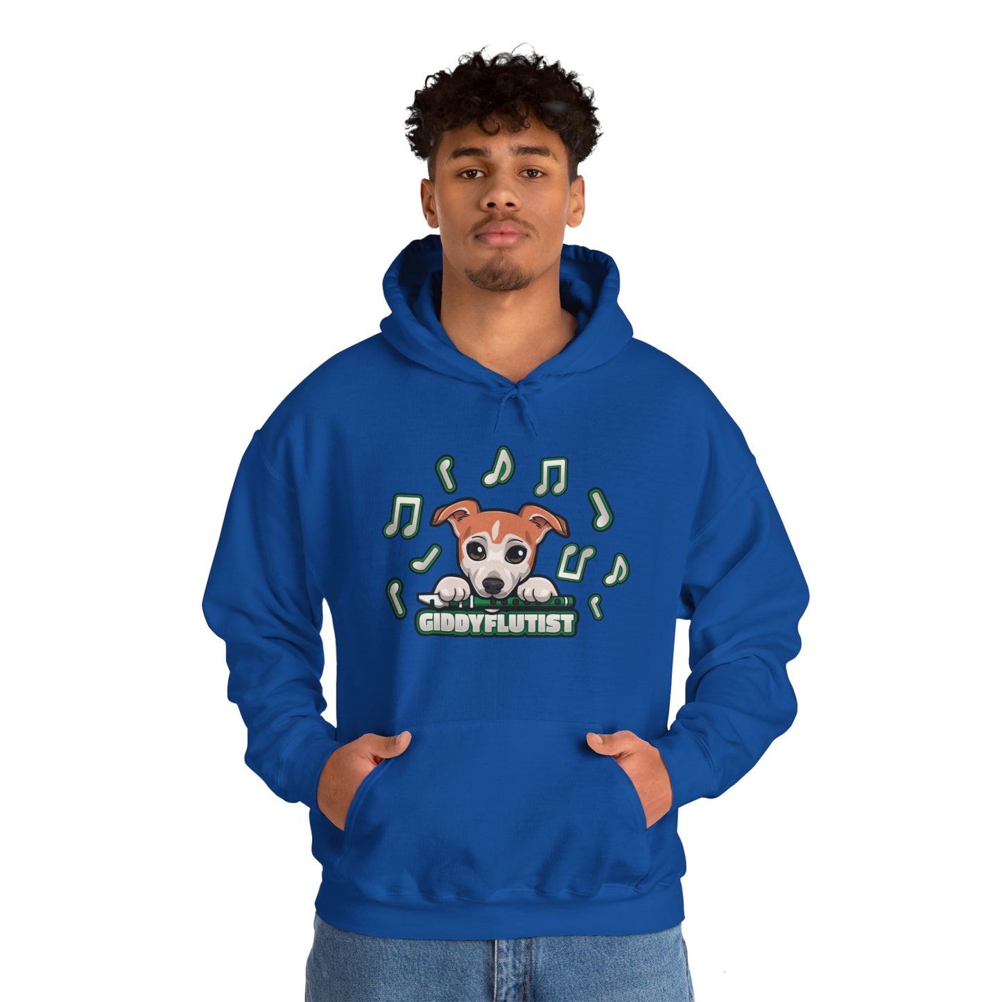 GiddyFlutist Notes Unisex Hoodie