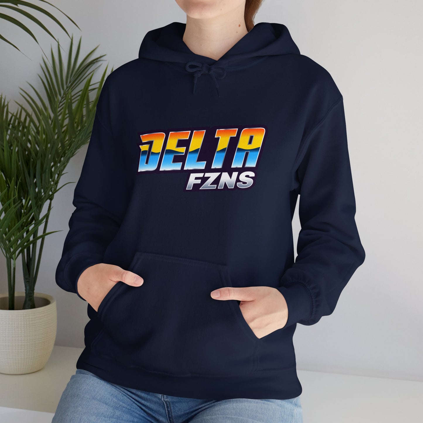 Delta FZNS Text Unisex Hoodie