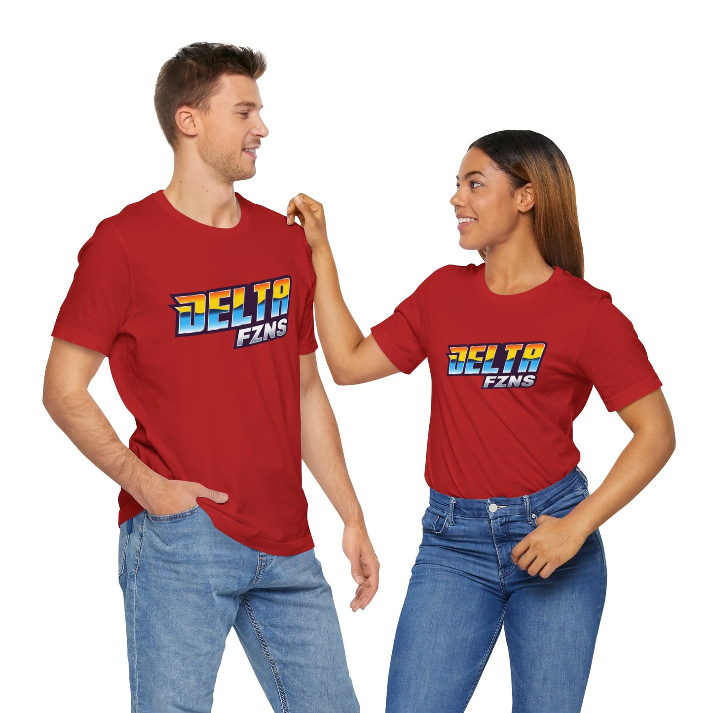 Delta FZNS Text Unisex T-shirt