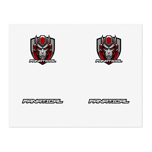 Fanatical Esports Sticker Sheets