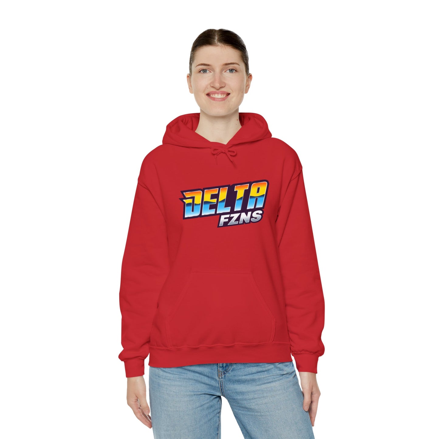 Delta FZNS Text Unisex Hoodie