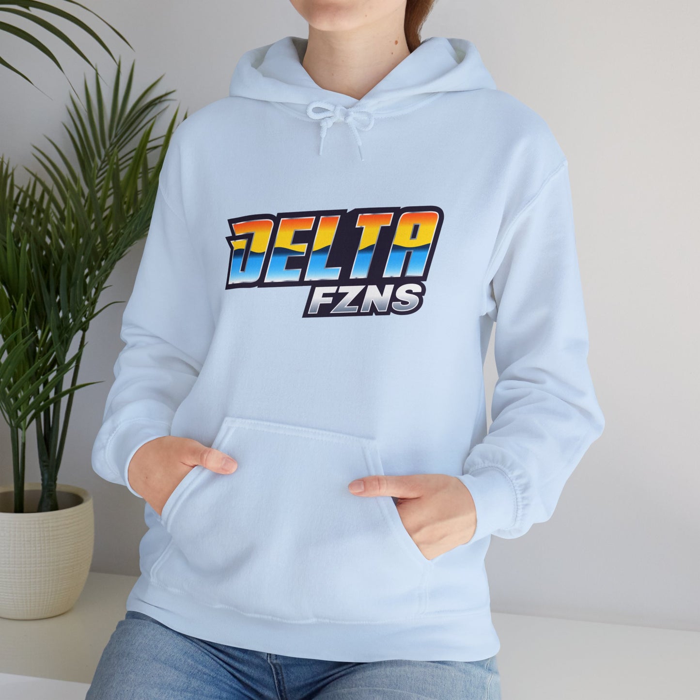 Delta FZNS Text Unisex Hoodie