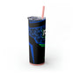 Ramrod Jenkins Skinny Tumbler with Straw, 20oz