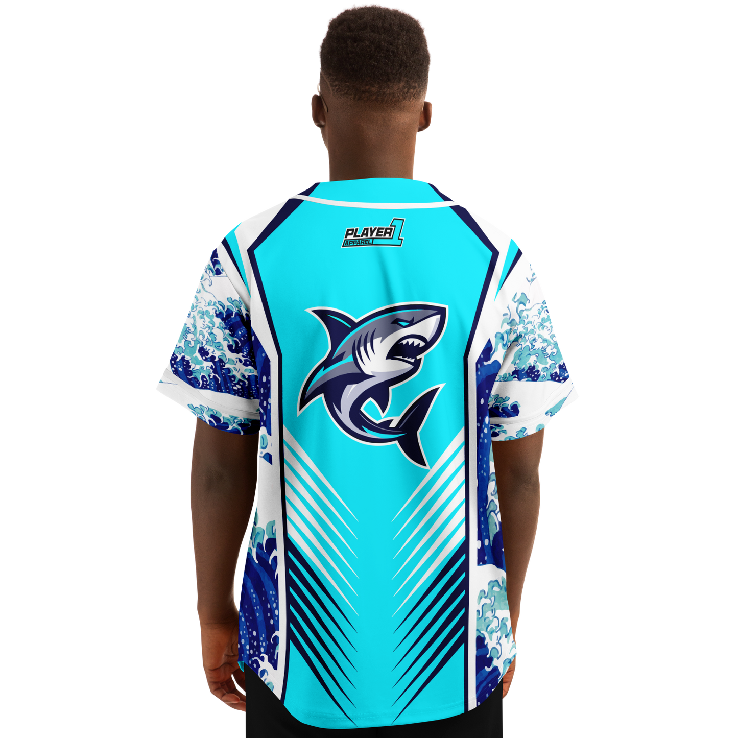 Casual Shark Baseball Jersey