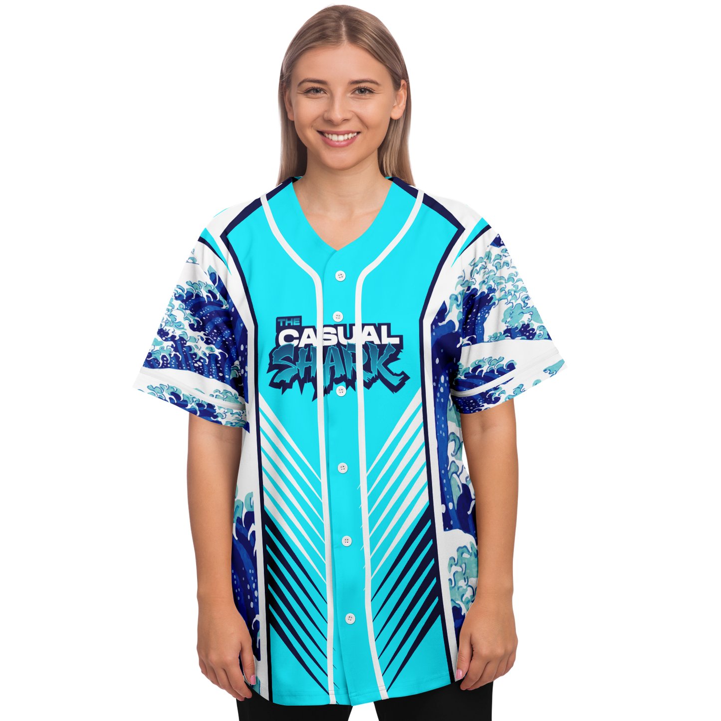 Casual Shark Baseball Jersey