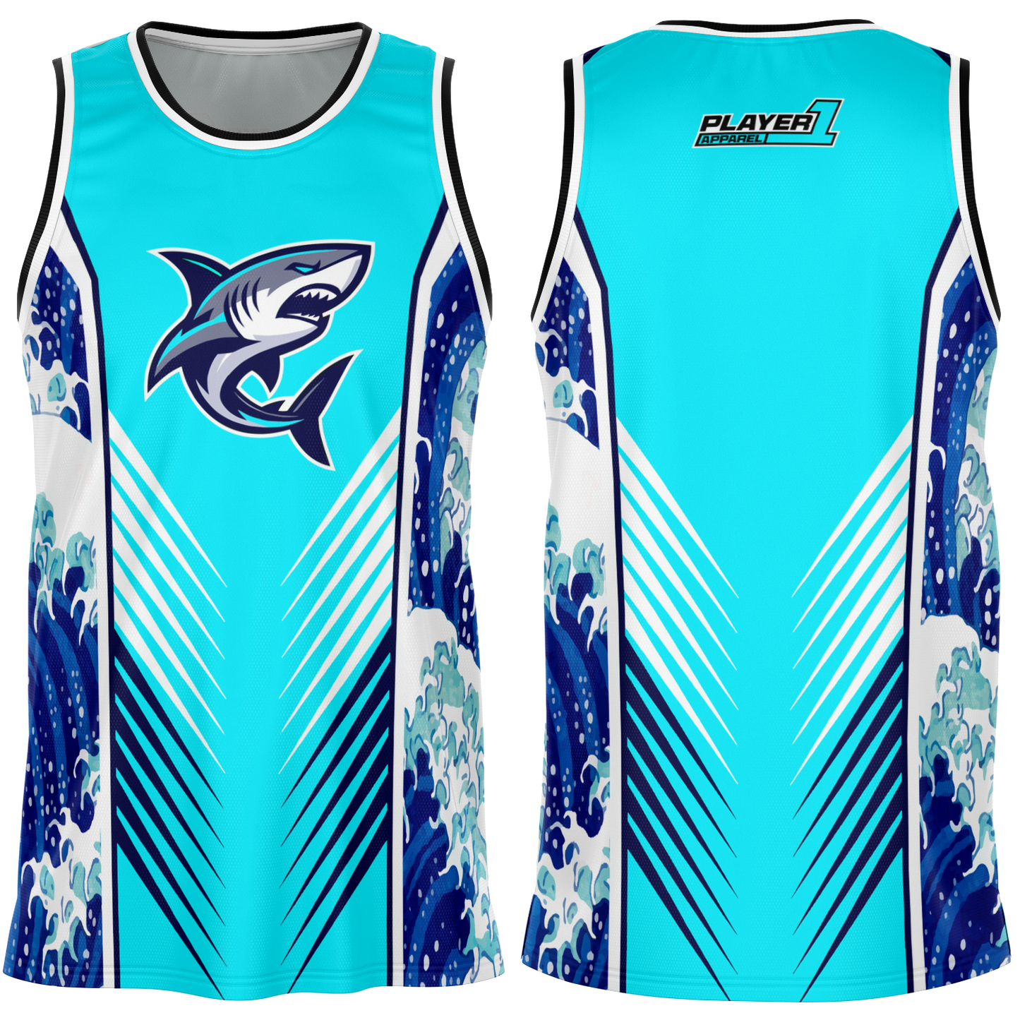 Casual Shark Basketball Jersey