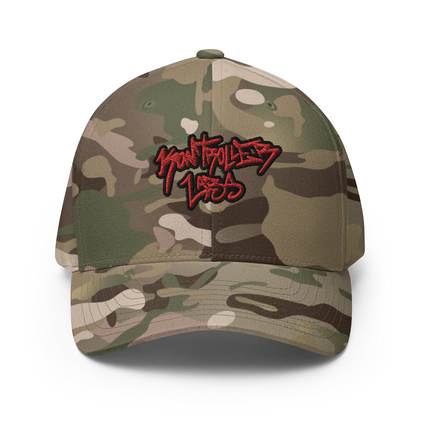 Kontroller Labs Black/Red Graffiti Flex Fit Hat