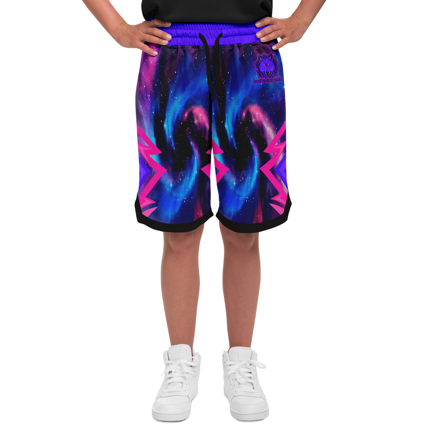 BadWolfRose Basketball Shorts