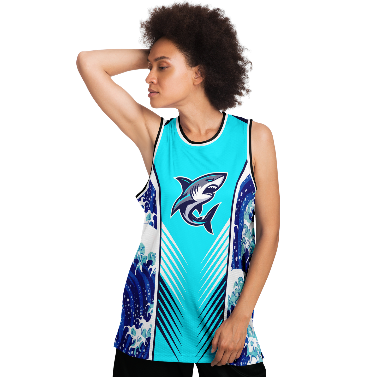 Casual Shark Basketball Jersey