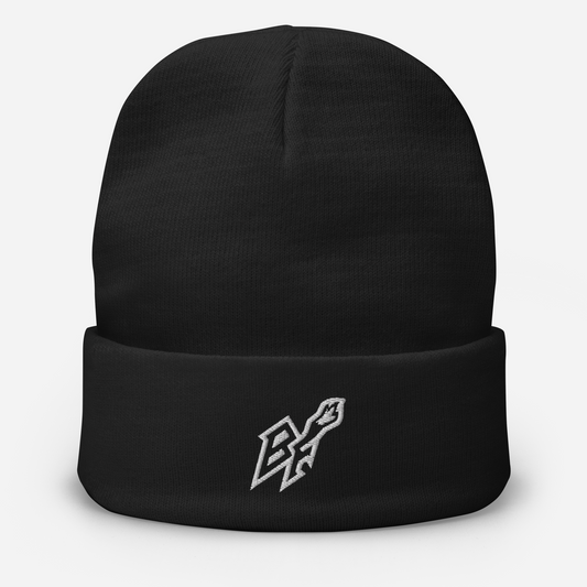 BlackFox Embroidered Beanie