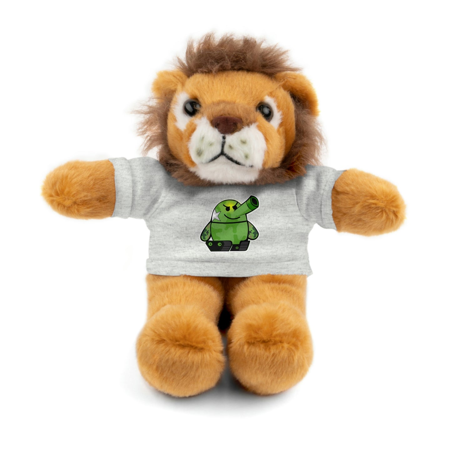 Smarmy Tank Cartoon Stuffed Animals with Tee