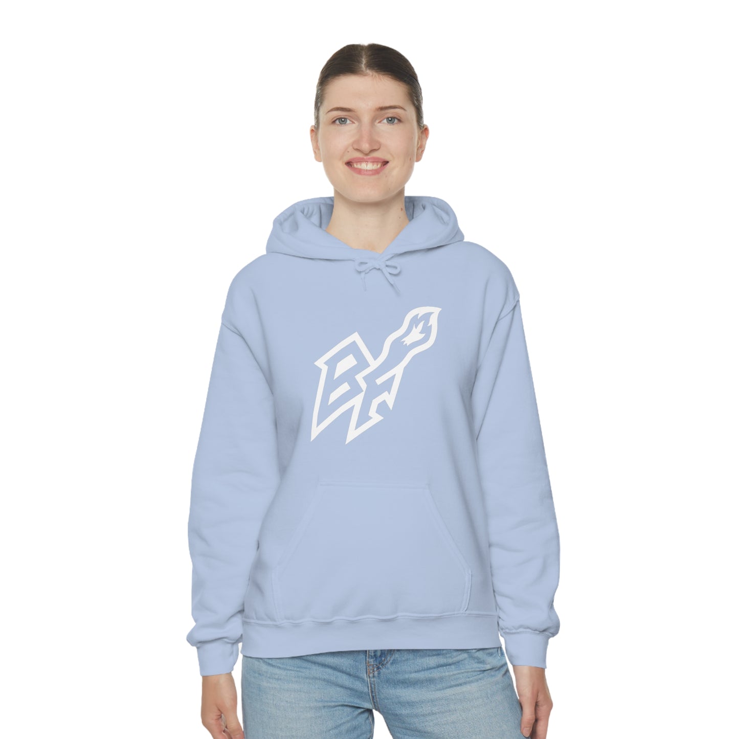 BlackFox Unisex Hoodie W/White Logo