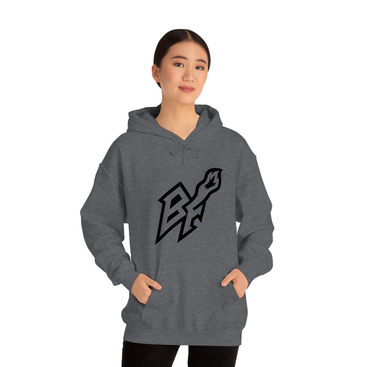 BlackFox Unisex Hoodie W/Black Logo