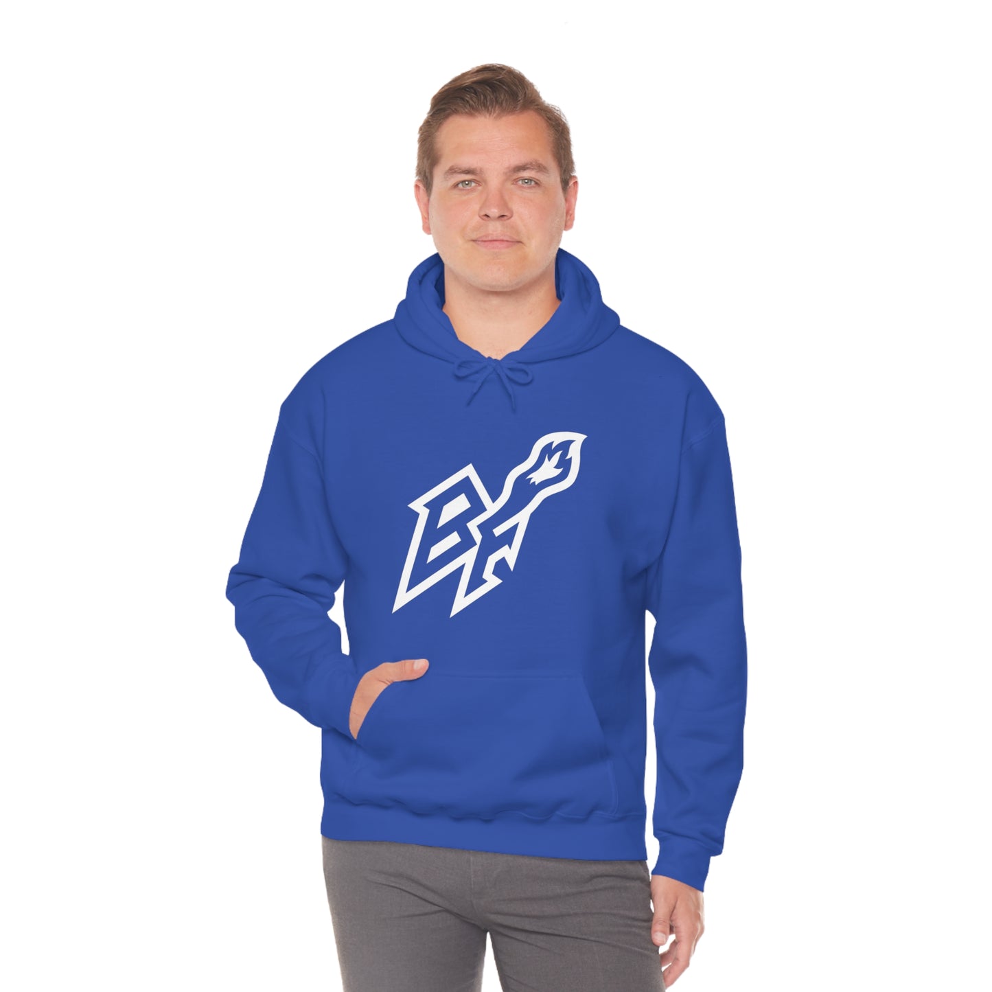 BlackFox Unisex Hoodie W/White Logo