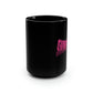 SixOneSev3n Text Black Mug, 15oz