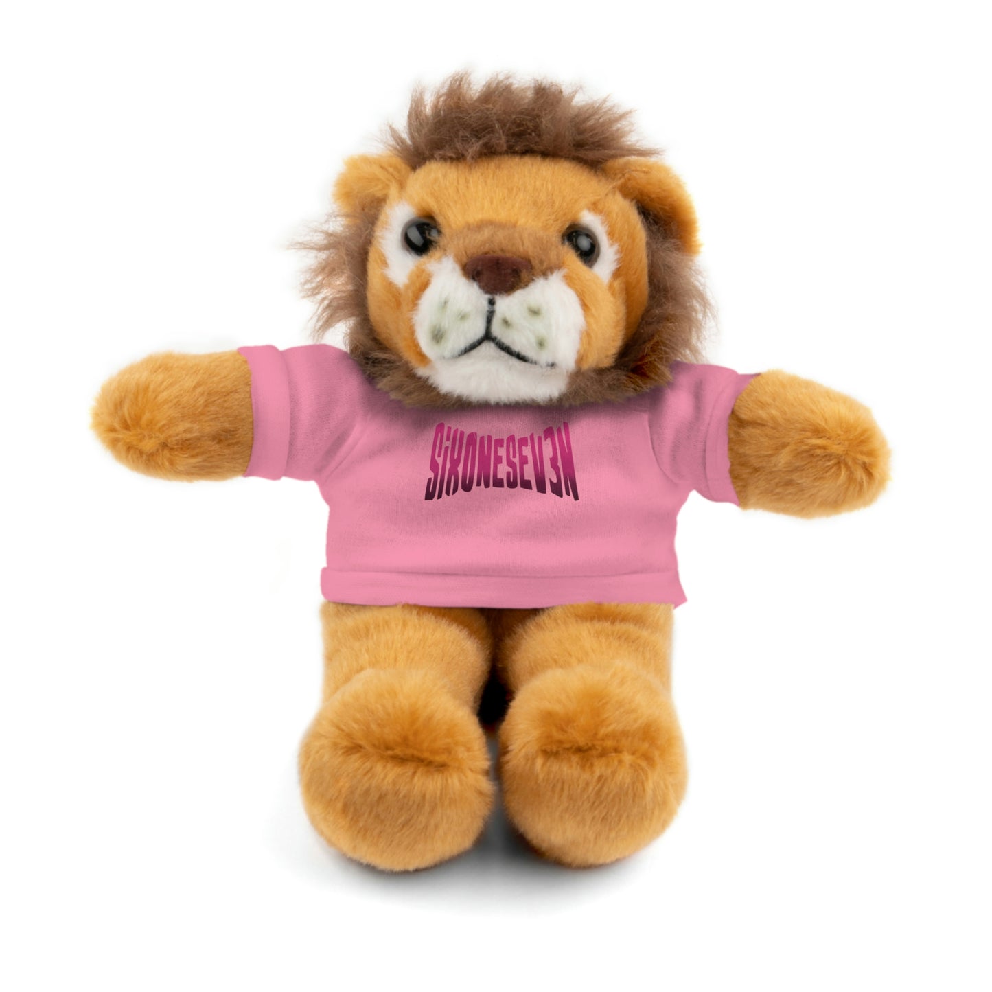 SixOneSev3n Text Stuffed Animals with Tee