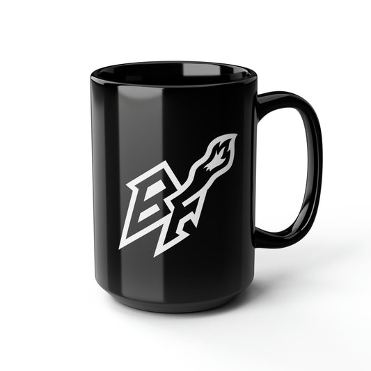 BlackFox Black Mug, 15oz