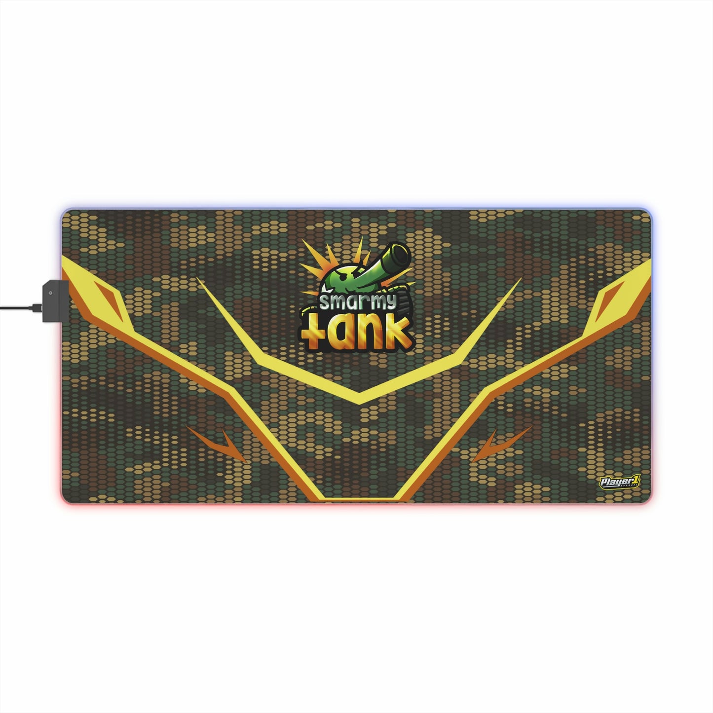 Smarmy Tank LED Gaming Mouse Pad