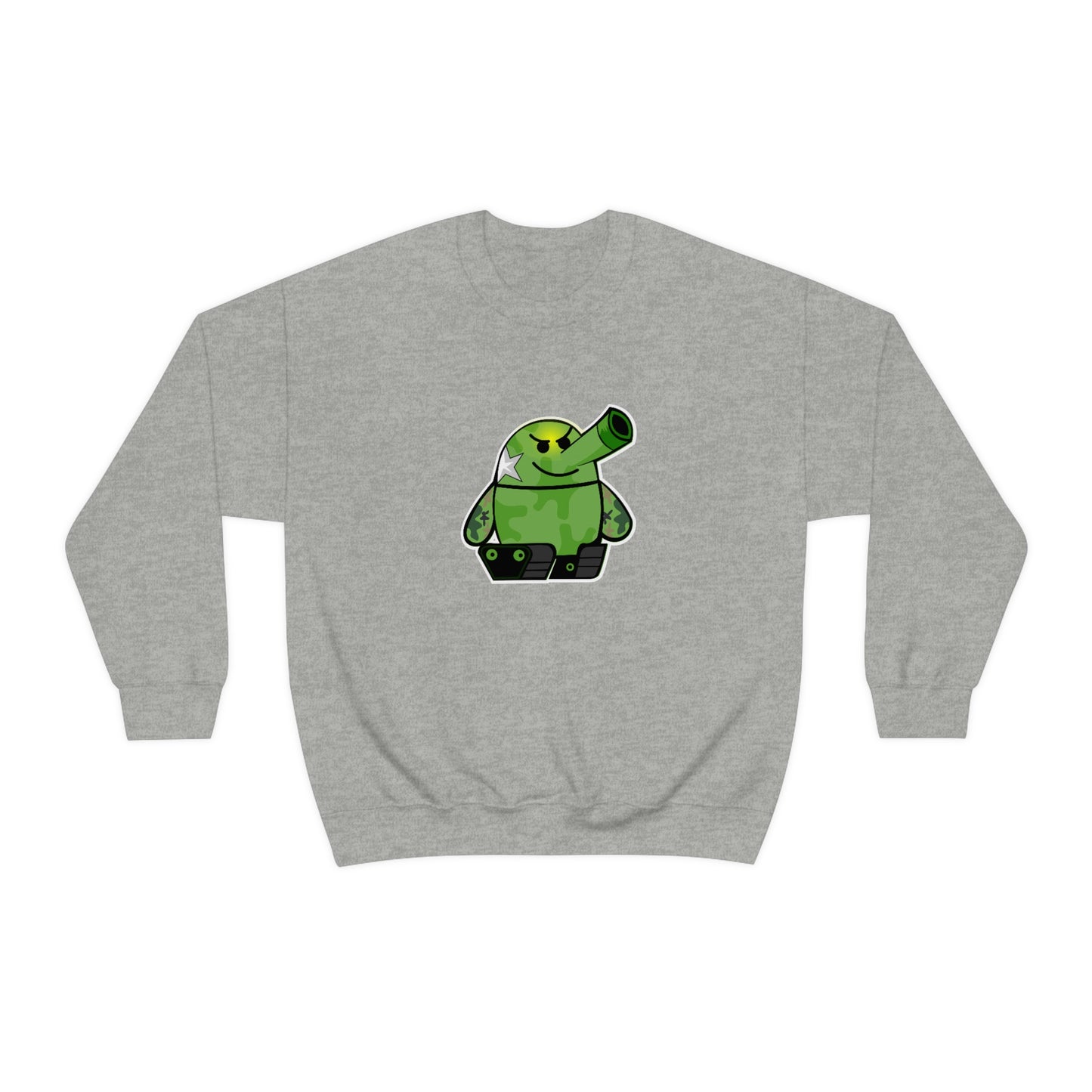 Smarmy Tank Cartoon Unisex Sweatshirt