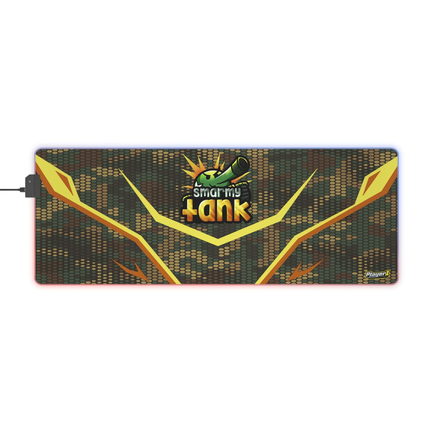 Smarmy Tank LED Gaming Mouse Pad