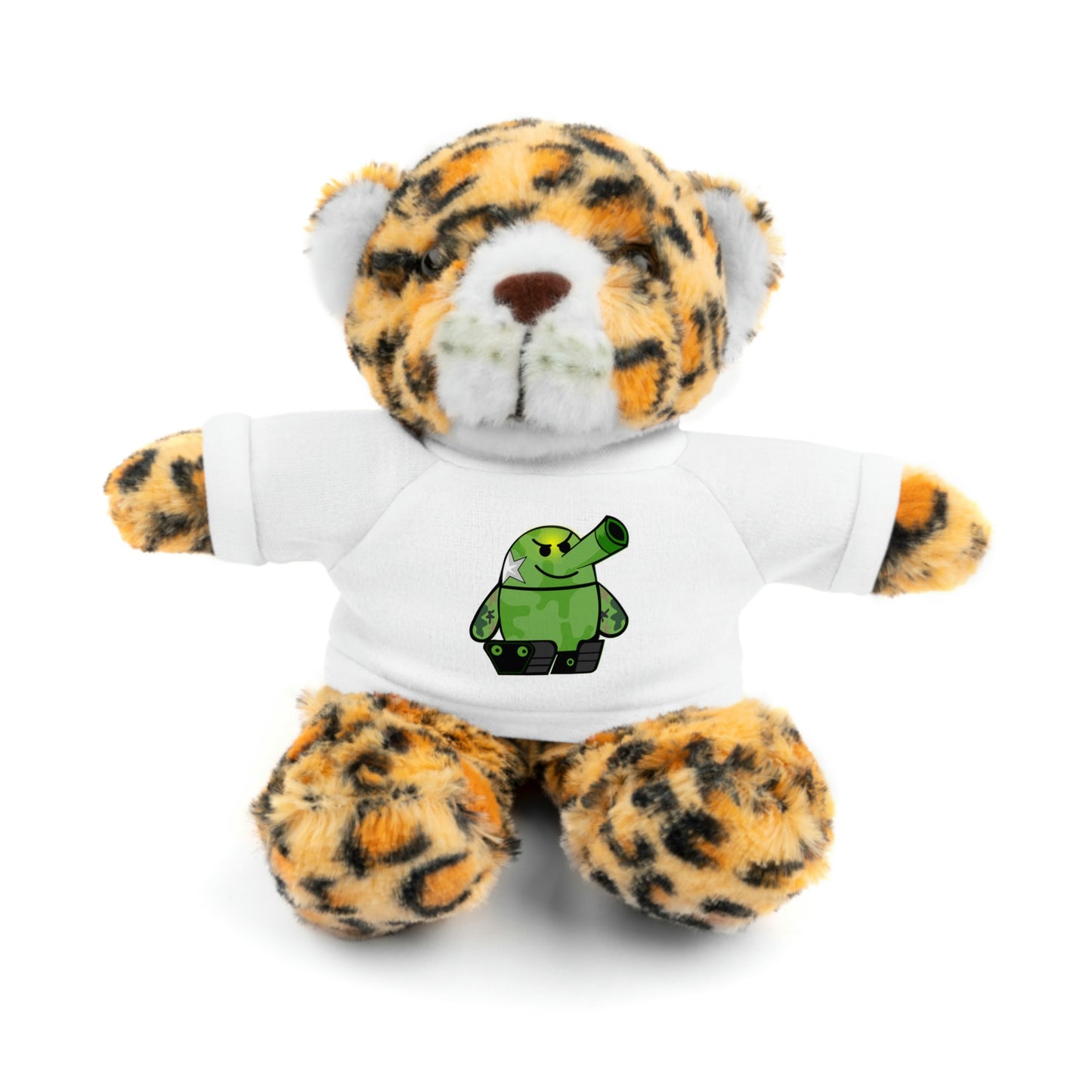 Smarmy Tank Cartoon Stuffed Animals with Tee