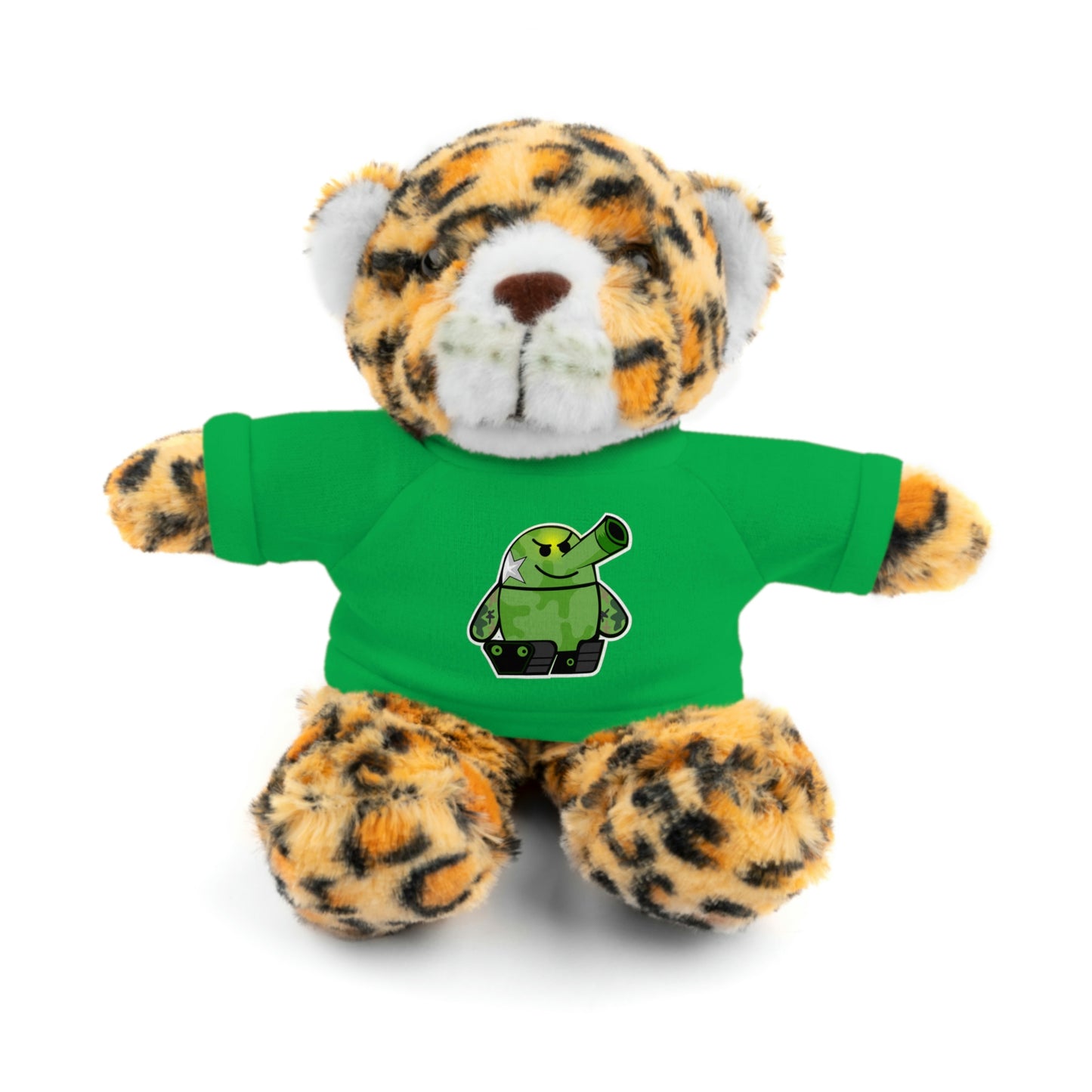 Smarmy Tank Cartoon Stuffed Animals with Tee