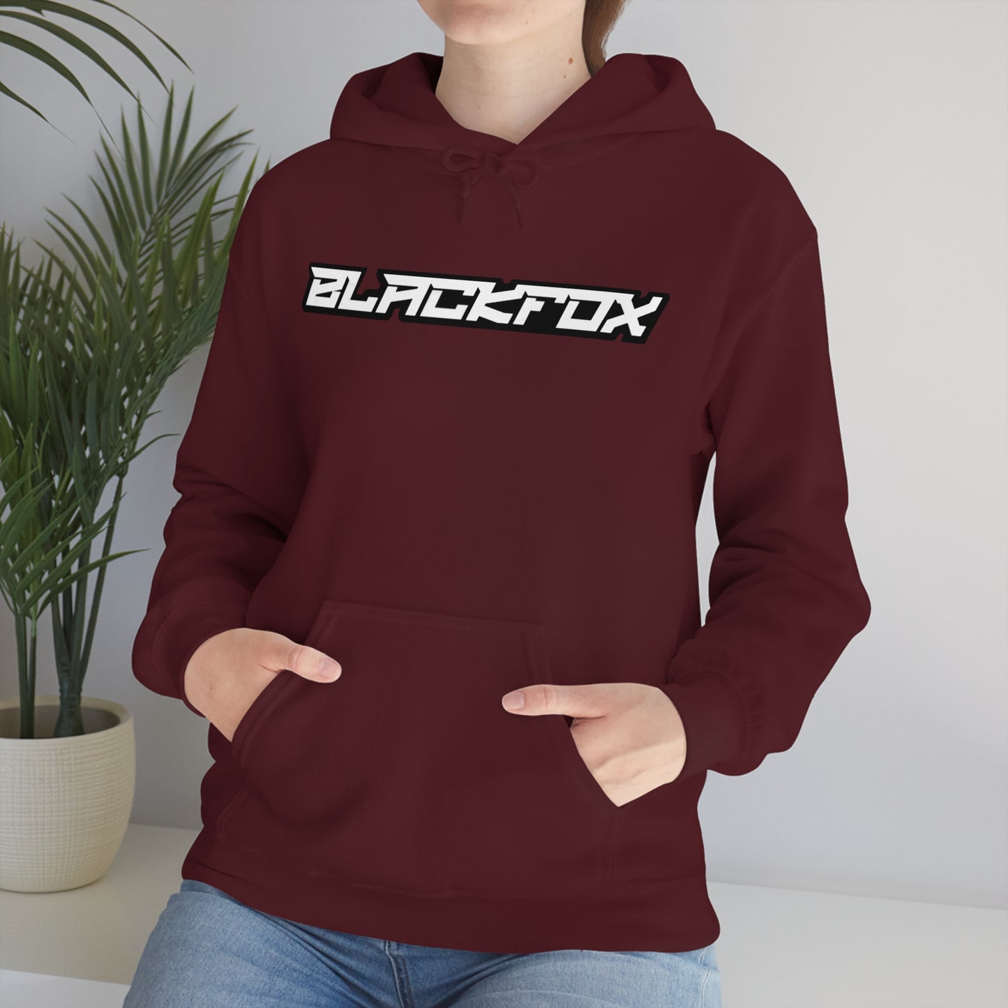 BlackFox Text Unisex Hoodie