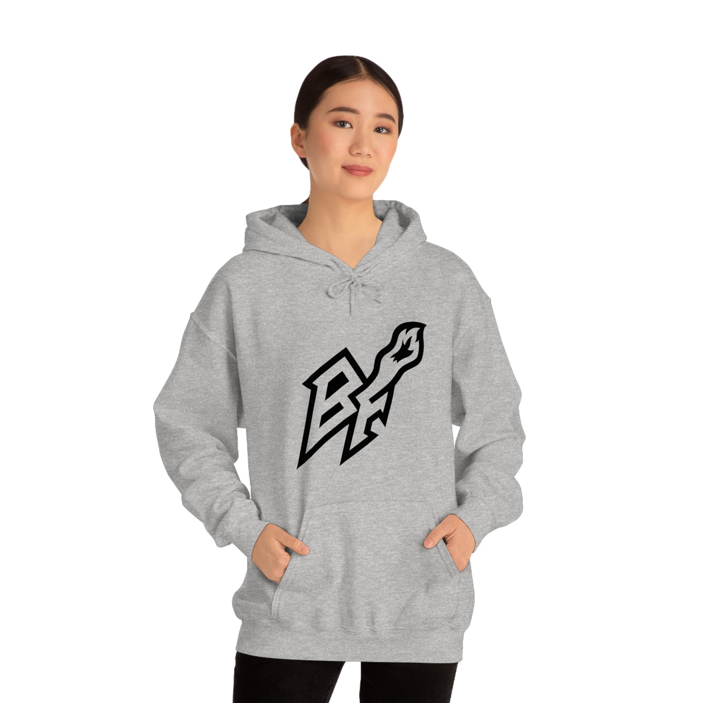 BlackFox Unisex Hoodie W/Black Logo