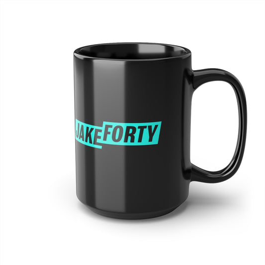 JakeForty Black Mug, 15oz