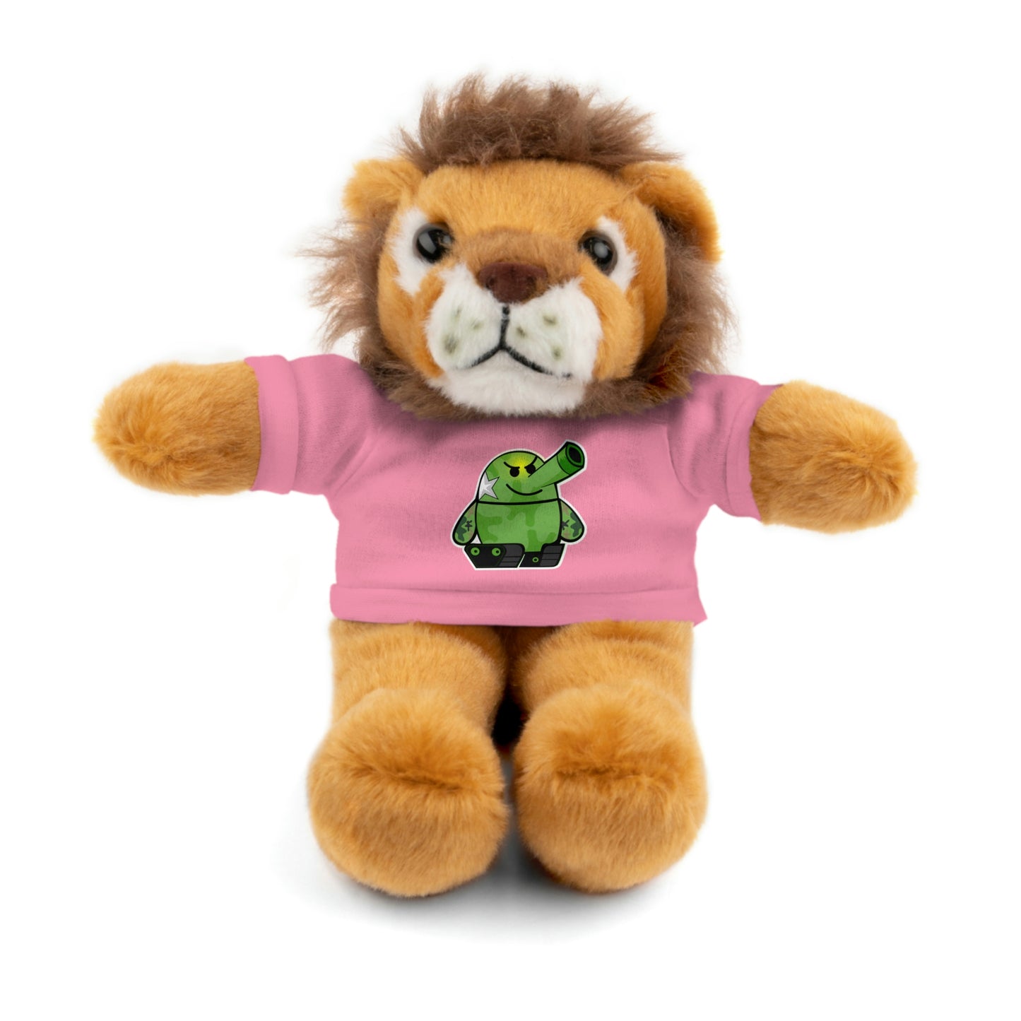 Smarmy Tank Cartoon Stuffed Animals with Tee