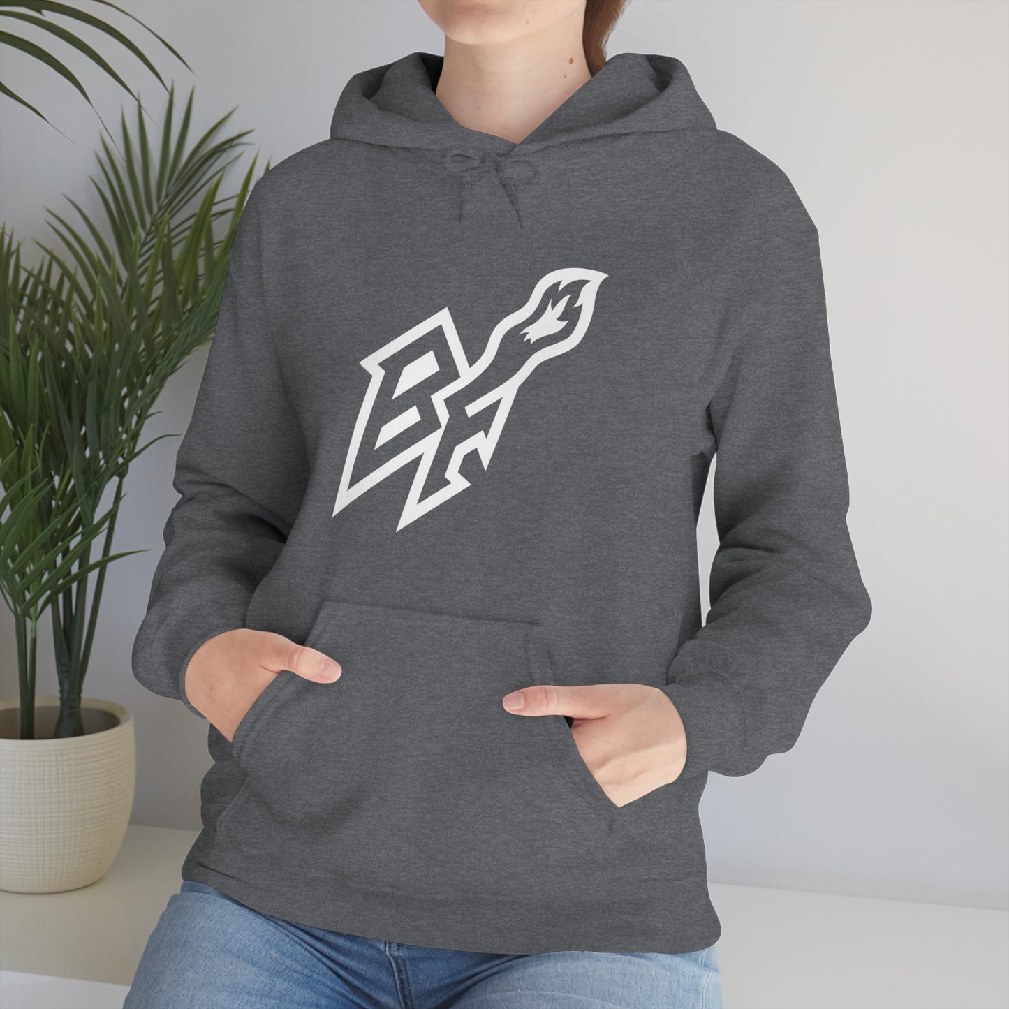 BlackFox Unisex Hoodie W/White Logo