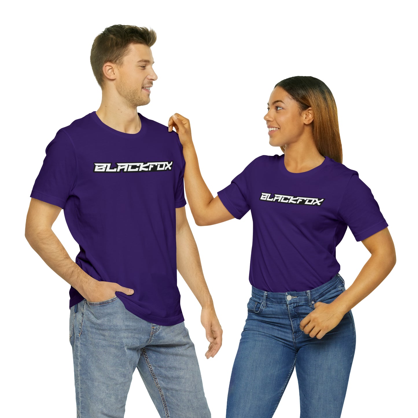 BlackFox Text Unisex T-shirt