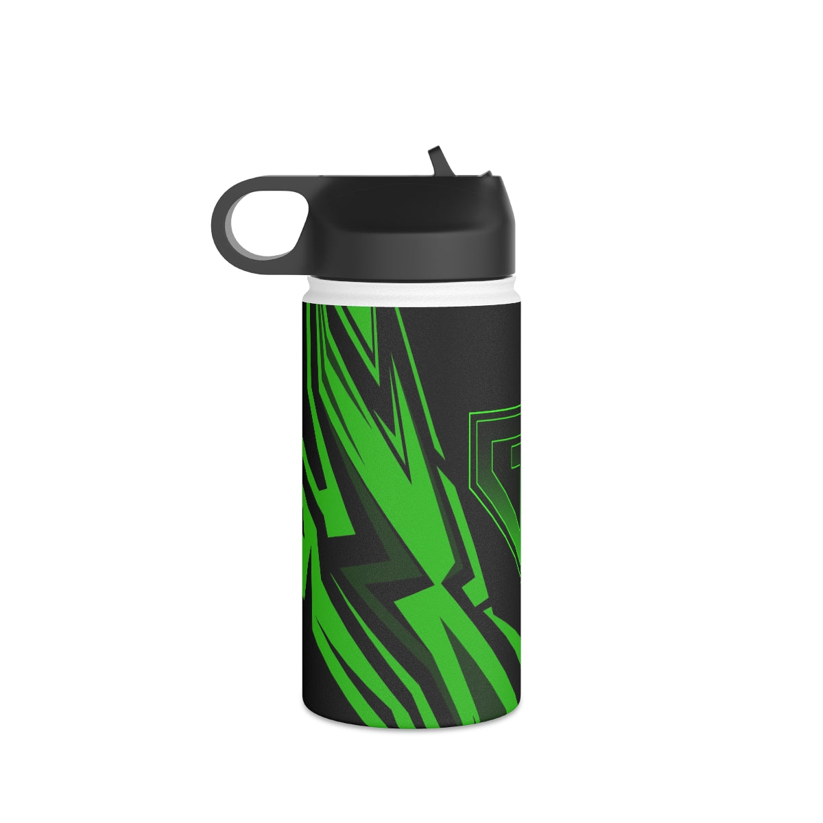 JJ Green Giant Stainless Steel Water Bottle, Standard Lid